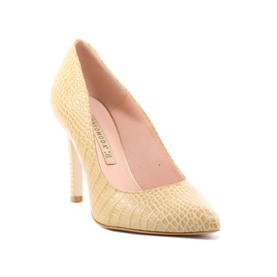 Фотография 2 женские туфли на высоком каблуке шпильке BRAVO MODA 1373 croco beige