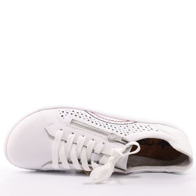 Фотография 6 женские летние туфли с перфорацией RIEKER 52824-80 white