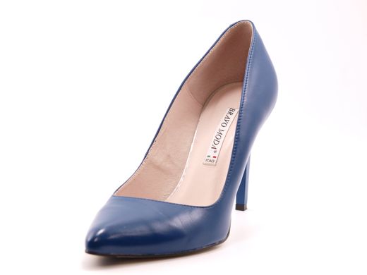 Фотографія 2 туфлі BRAVO MODA 1370 niebieska skora