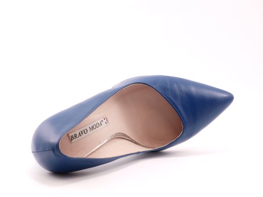 Фотографія 5 туфлі BRAVO MODA 1370 niebieska skora